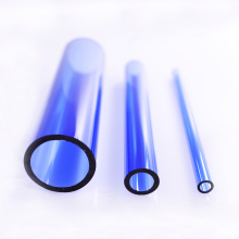 Hot sale borosilicate decorative COE 3.3 colored clear glass tubing